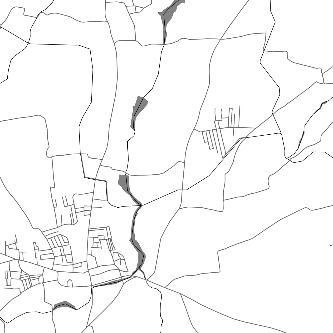 ROAD MAP OF KARAIYAMPUDUR, INDIA BY MAPBAKES