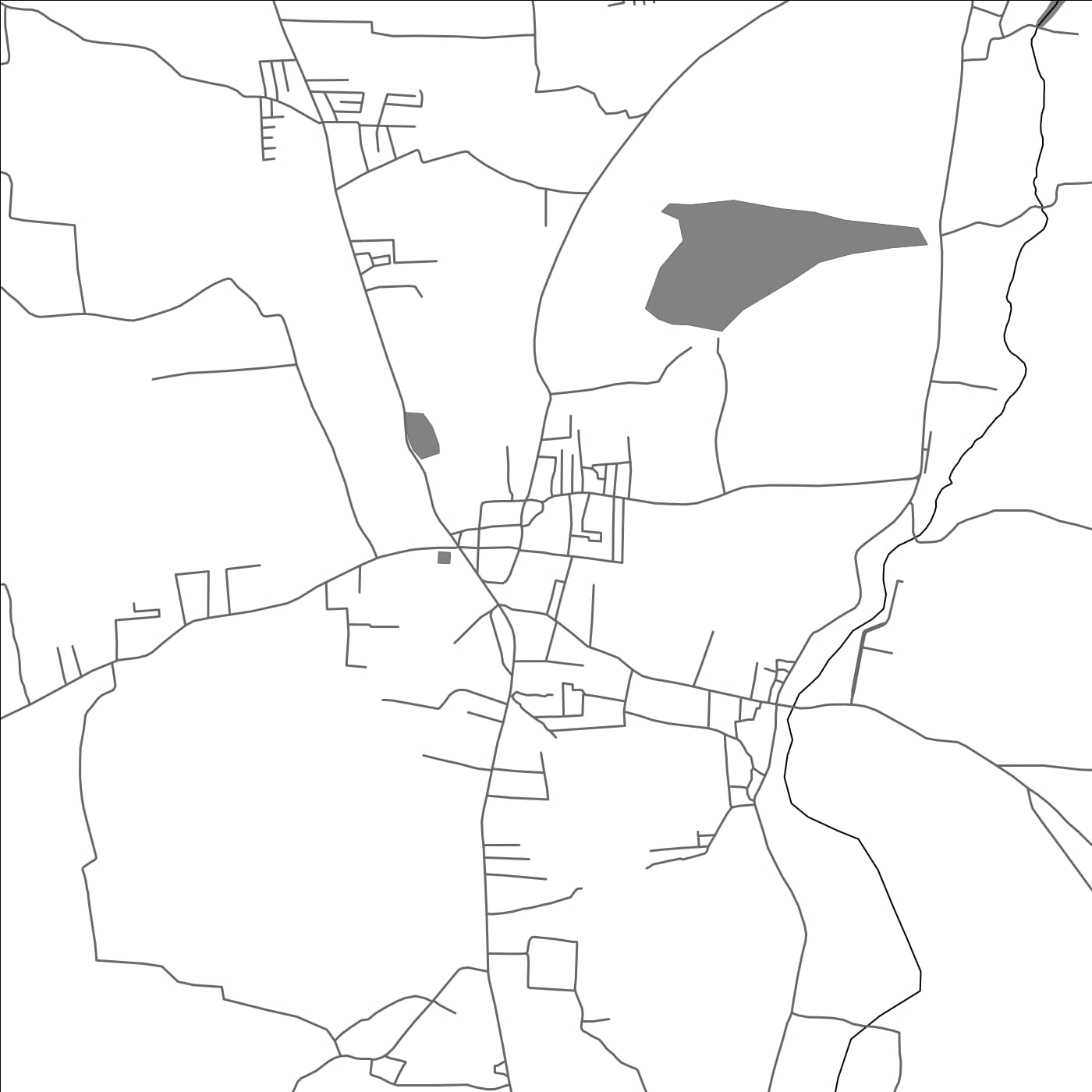 ROAD MAP OF KARAMADAI, INDIA BY MAPBAKES