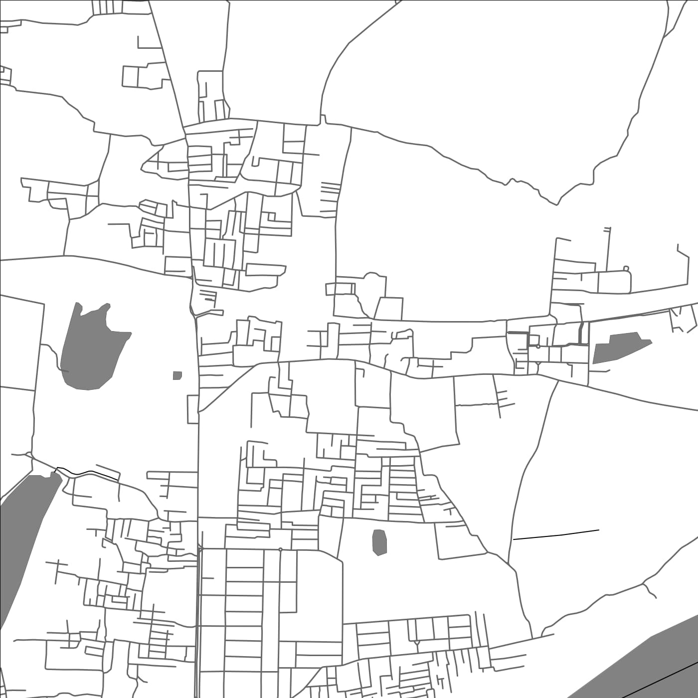 ROAD MAP OF KATPADI, INDIA BY MAPBAKES