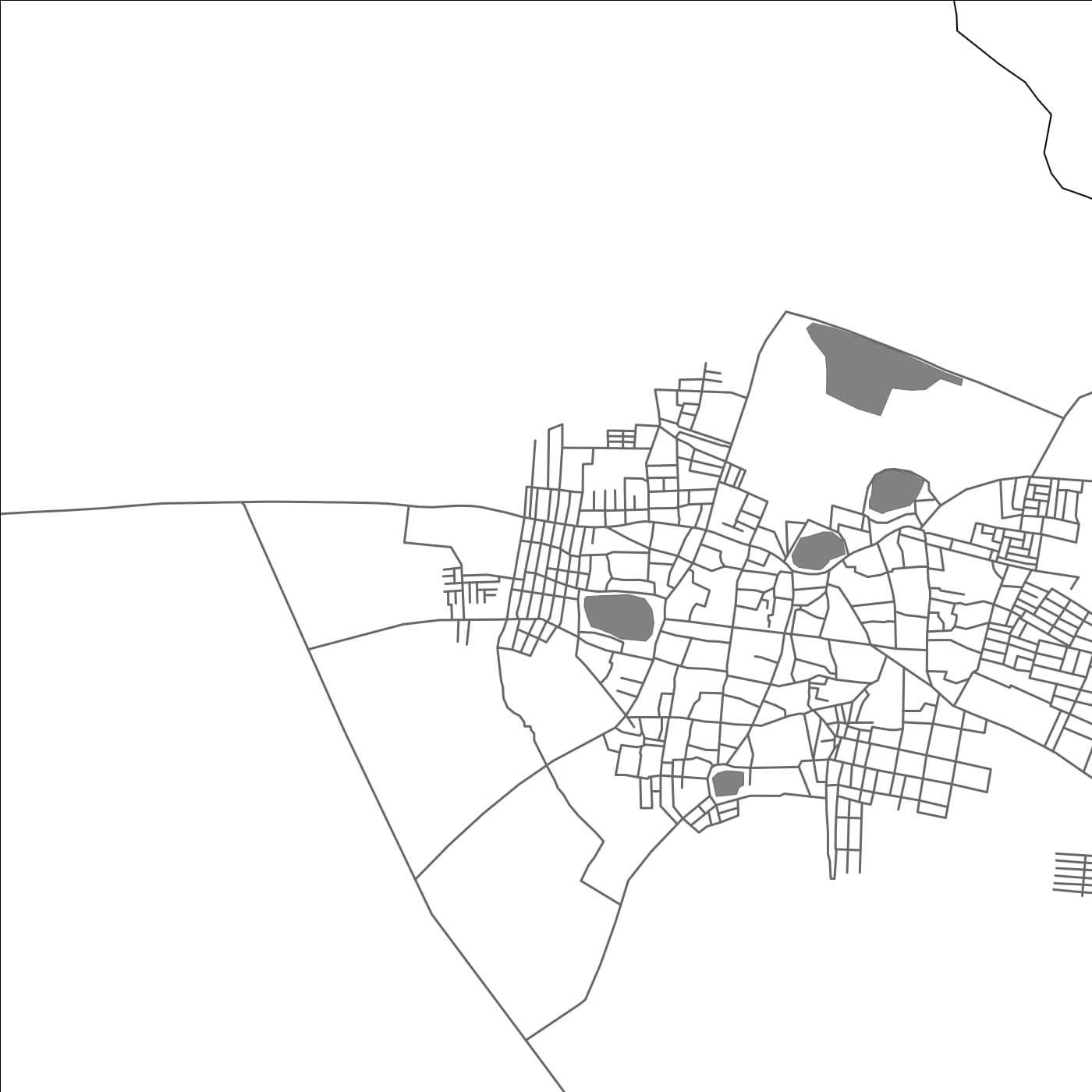 ROAD MAP OF KATTAMURU, INDIA BY MAPBAKES