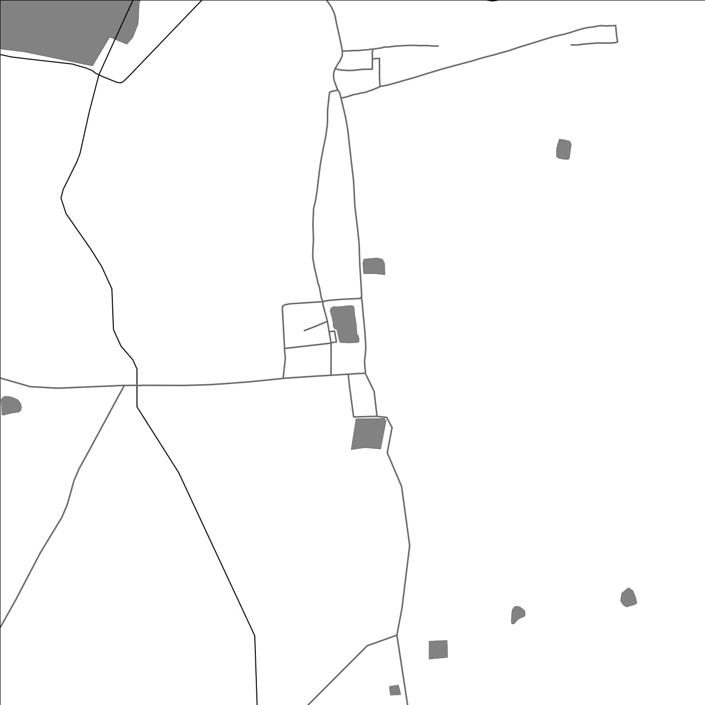 ROAD MAP OF KATTUMANNARKOIL, INDIA BY MAPBAKES