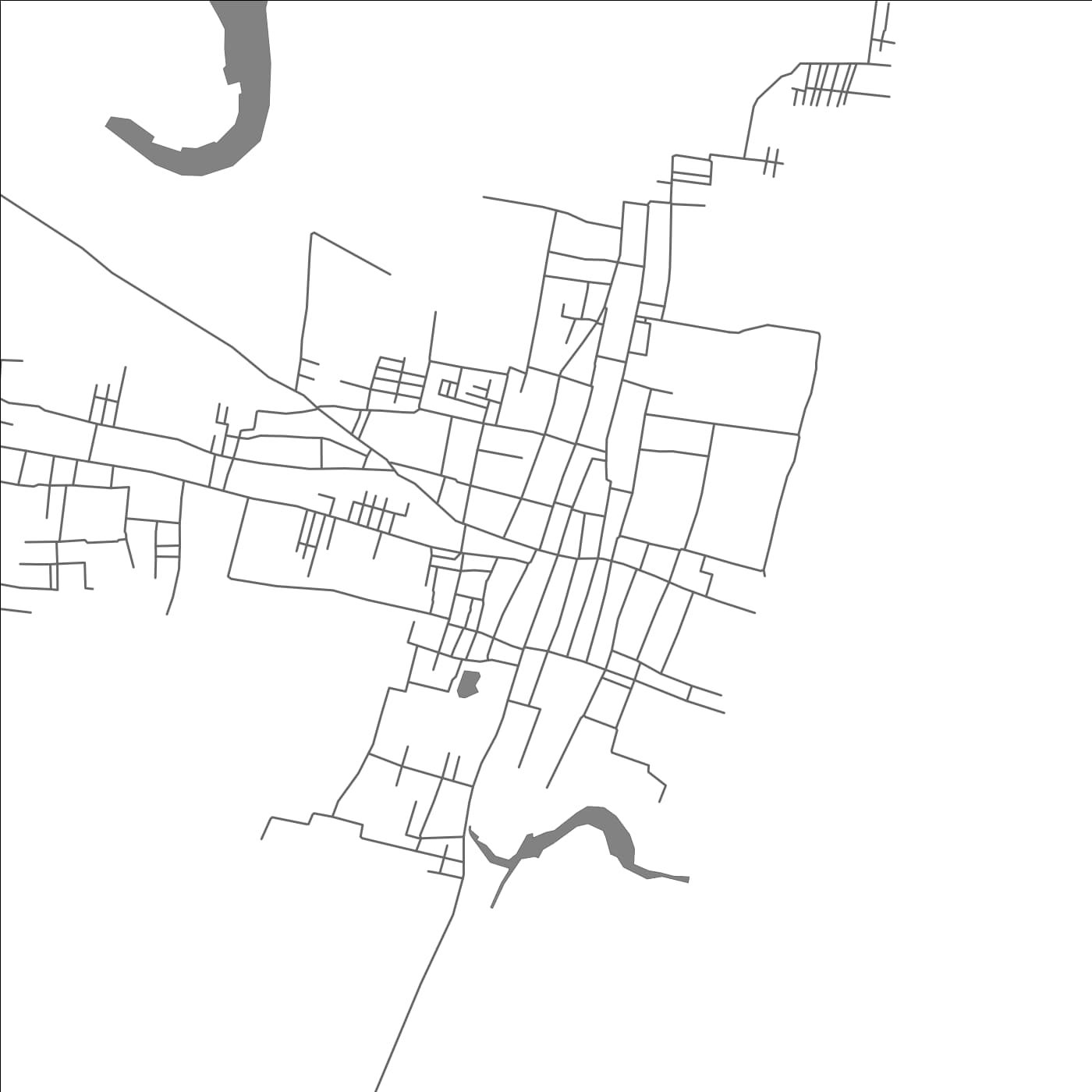 ROAD MAP OF KAYALPATTANAM, INDIA BY MAPBAKES