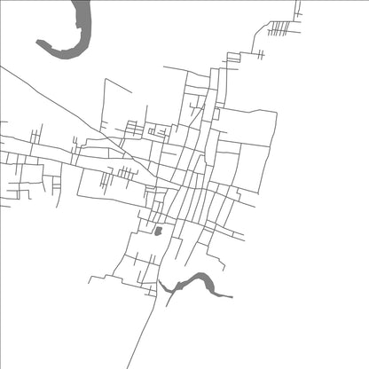 ROAD MAP OF KAYALPATTANAM, INDIA BY MAPBAKES