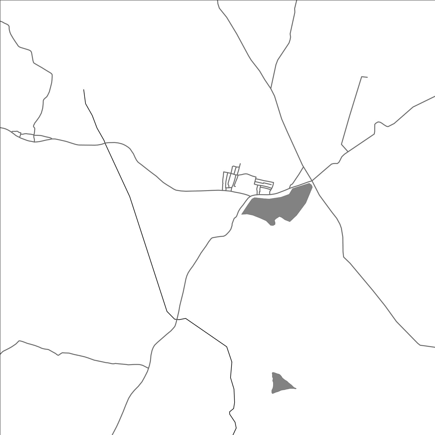 ROAD MAP OF KELAMANGALAM, INDIA BY MAPBAKES