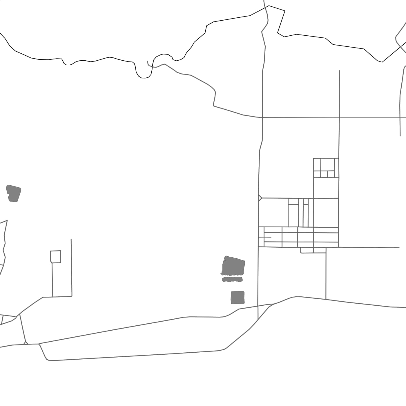 ROAD MAP OF KHAMARIA, INDIA BY MAPBAKES