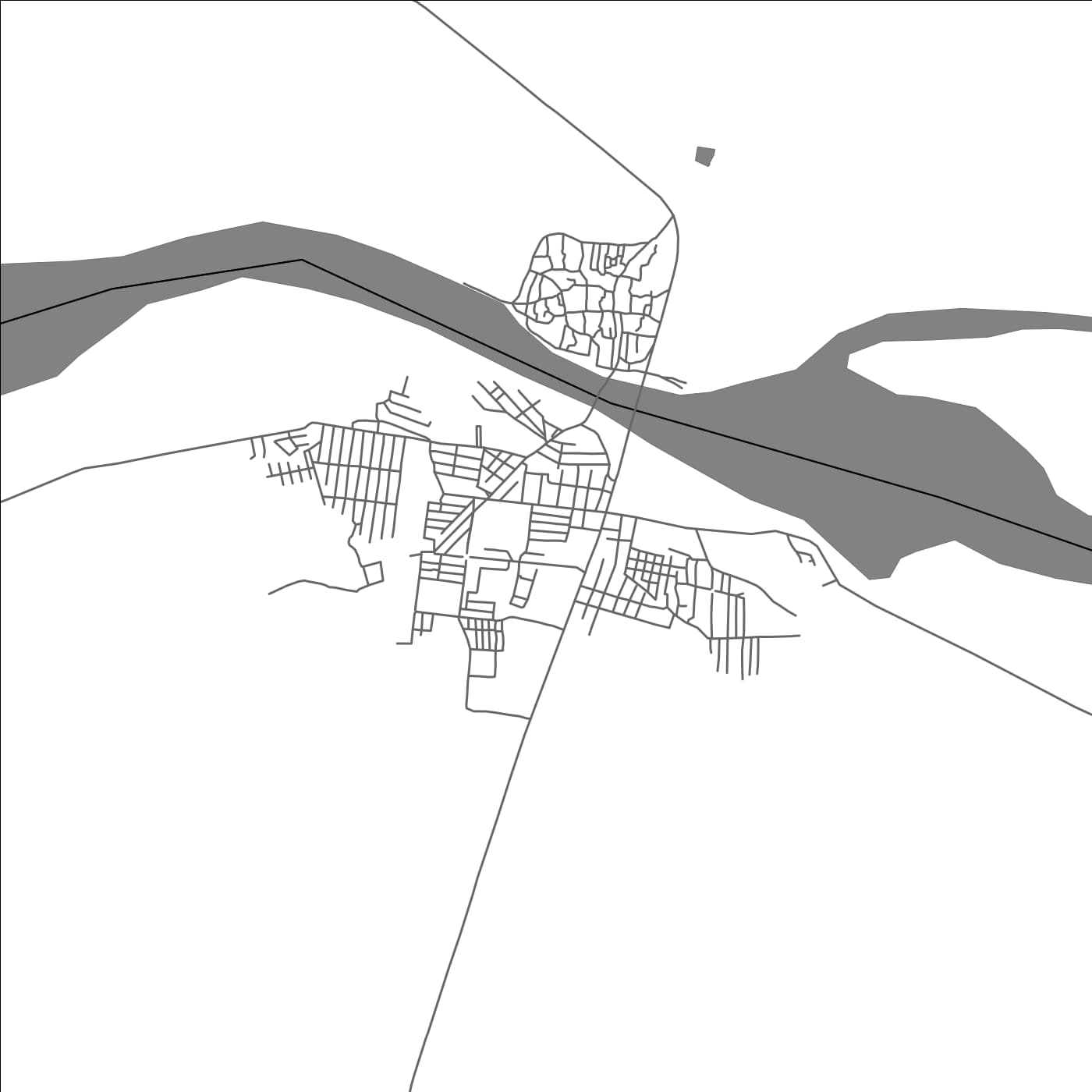 ROAD MAP OF KHED BRAHMA, INDIA BY MAPBAKES