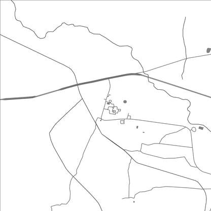 ROAD MAP OF KHORABAR, INDIA BY MAPBAKES