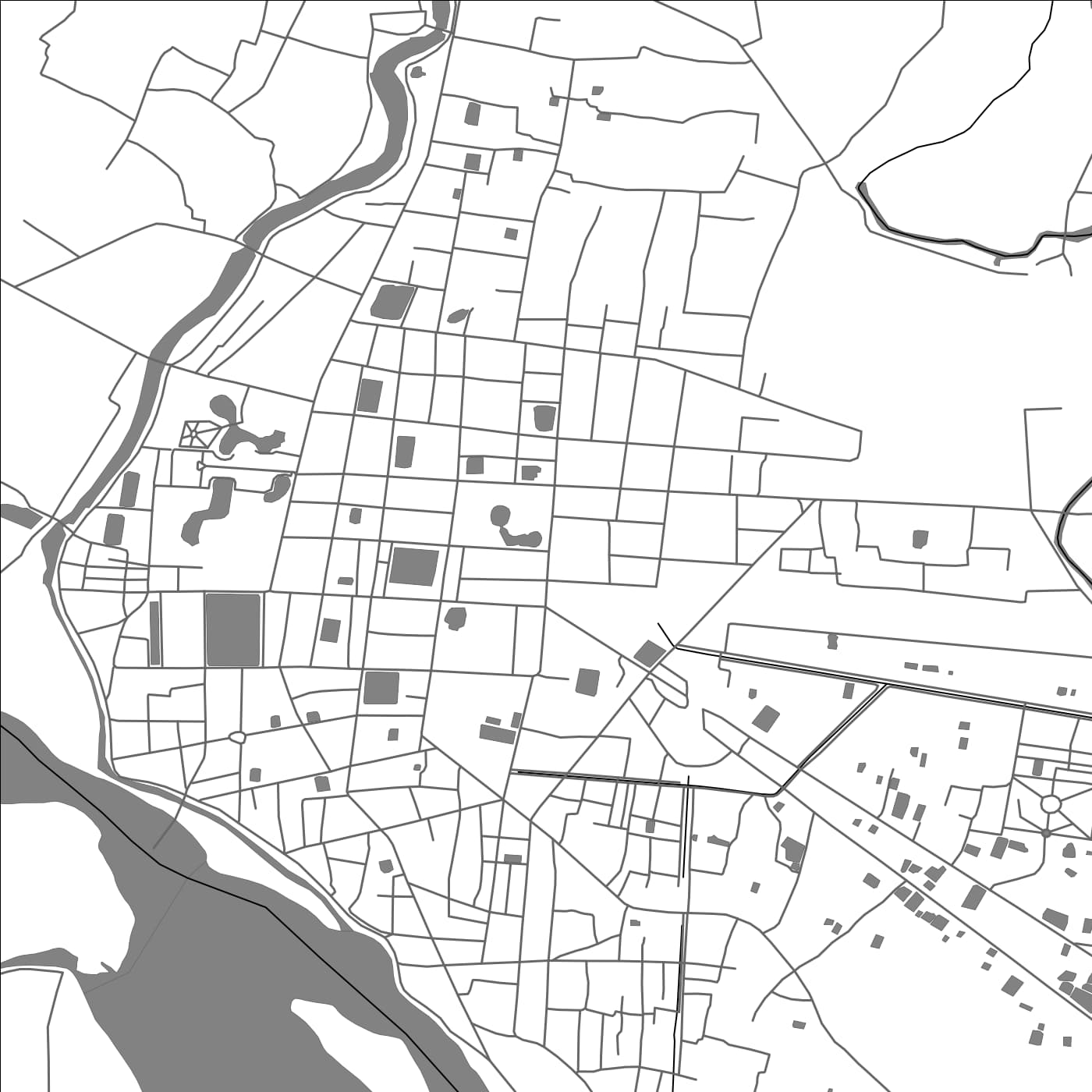 ROAD MAP OF KOCH BIHAR, INDIA BY MAPBAKES