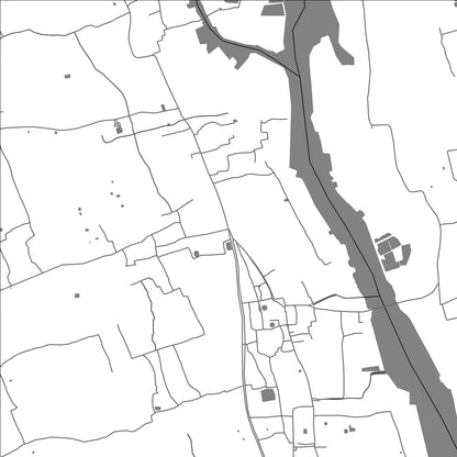 ROAD MAP OF KODUNGALLUR, INDIA BY MAPBAKES