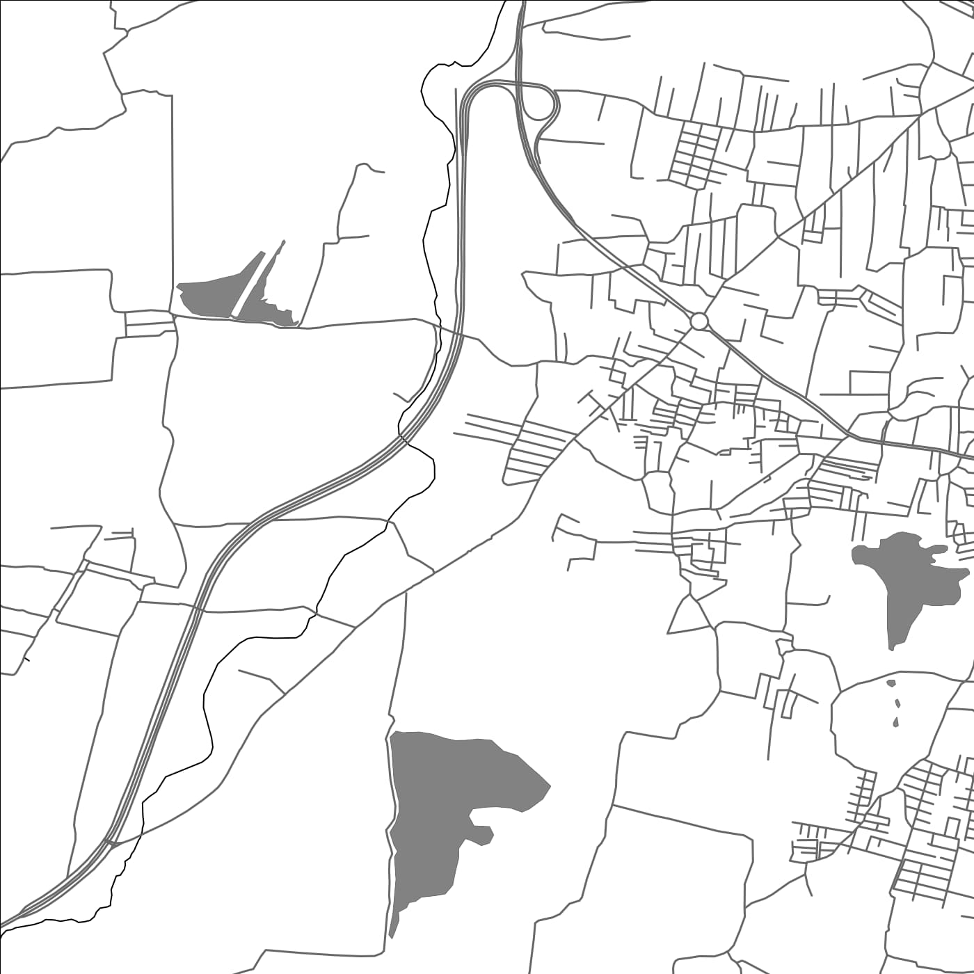 ROAD MAP OF KONDALAMPATTI, INDIA BY MAPBAKES