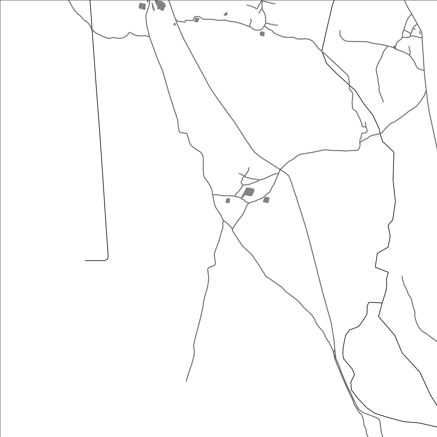 ROAD MAP OF KORAHIA, INDIA BY MAPBAKES