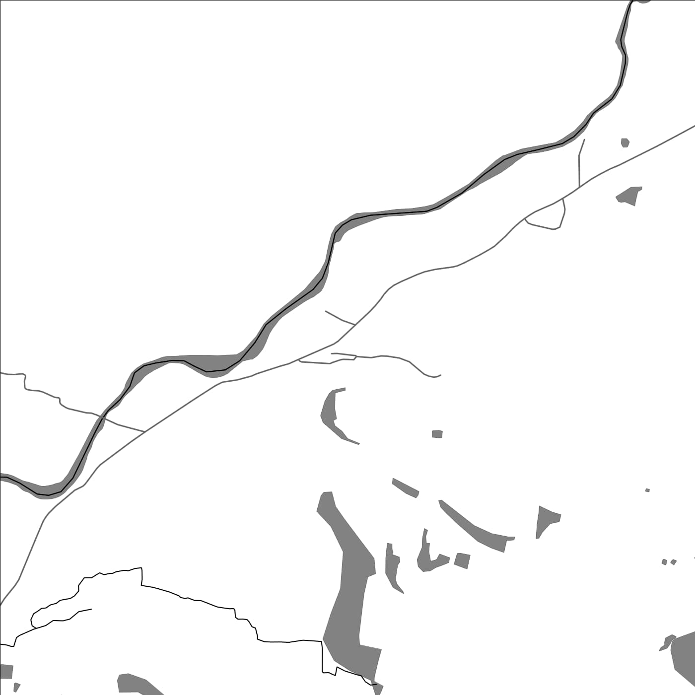 ROAD MAP OF KOROSAVADA, INDIA BY MAPBAKES