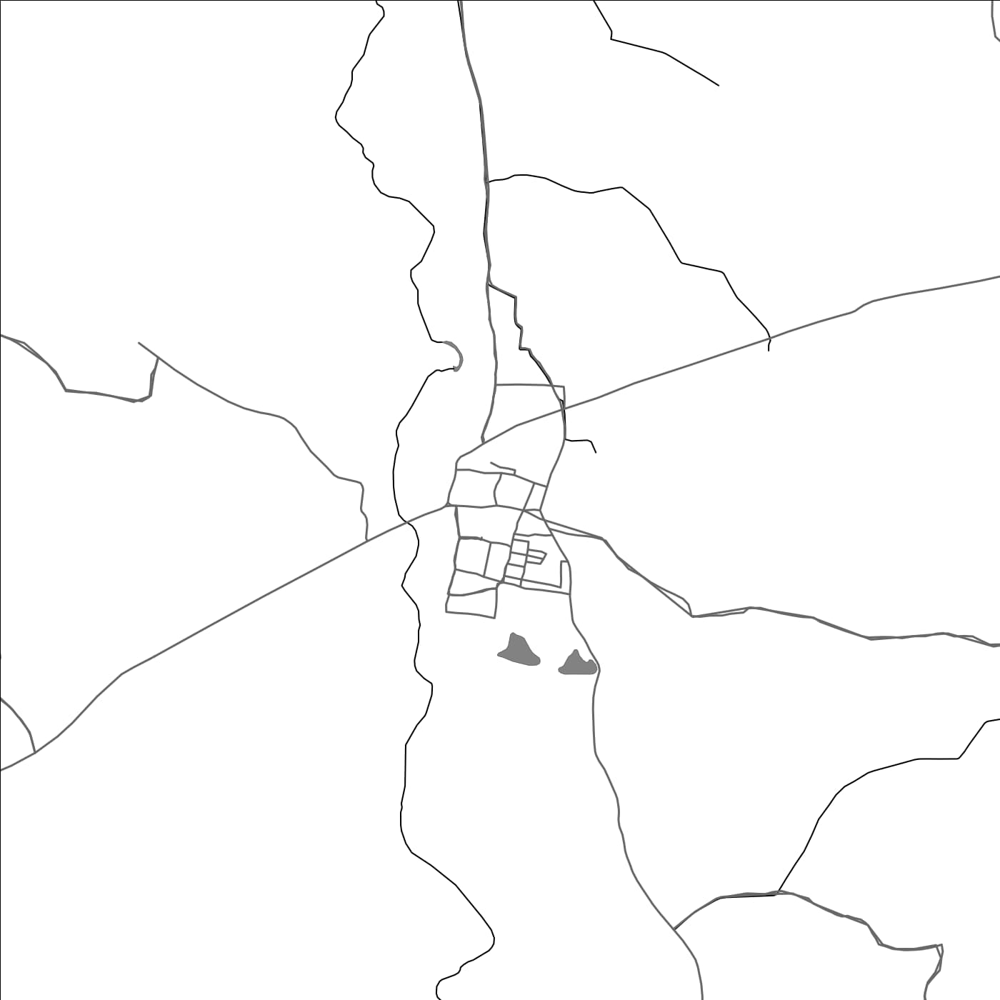 ROAD MAP OF KOTTAKOTA ANDHRA PRADESH, INDIA BY MAPBAKES