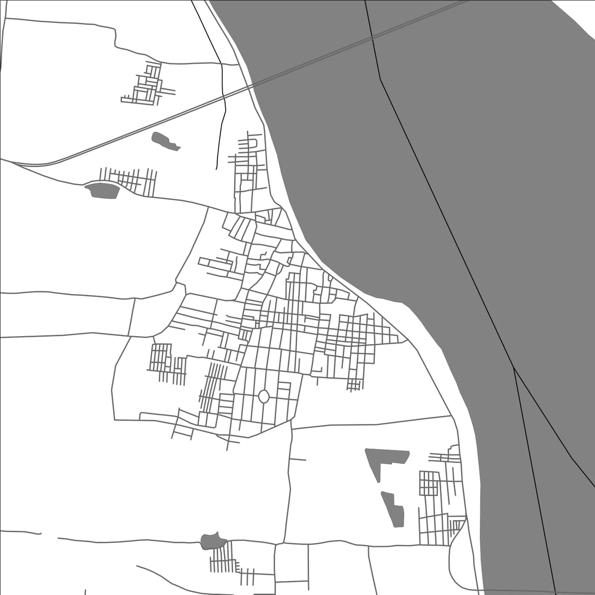 ROAD MAP OF KOVVUR, INDIA BY MAPBAKES