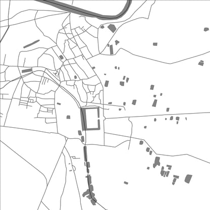 ROAD MAP OF KRISHNANAGAR, INDIA BY MAPBAKES