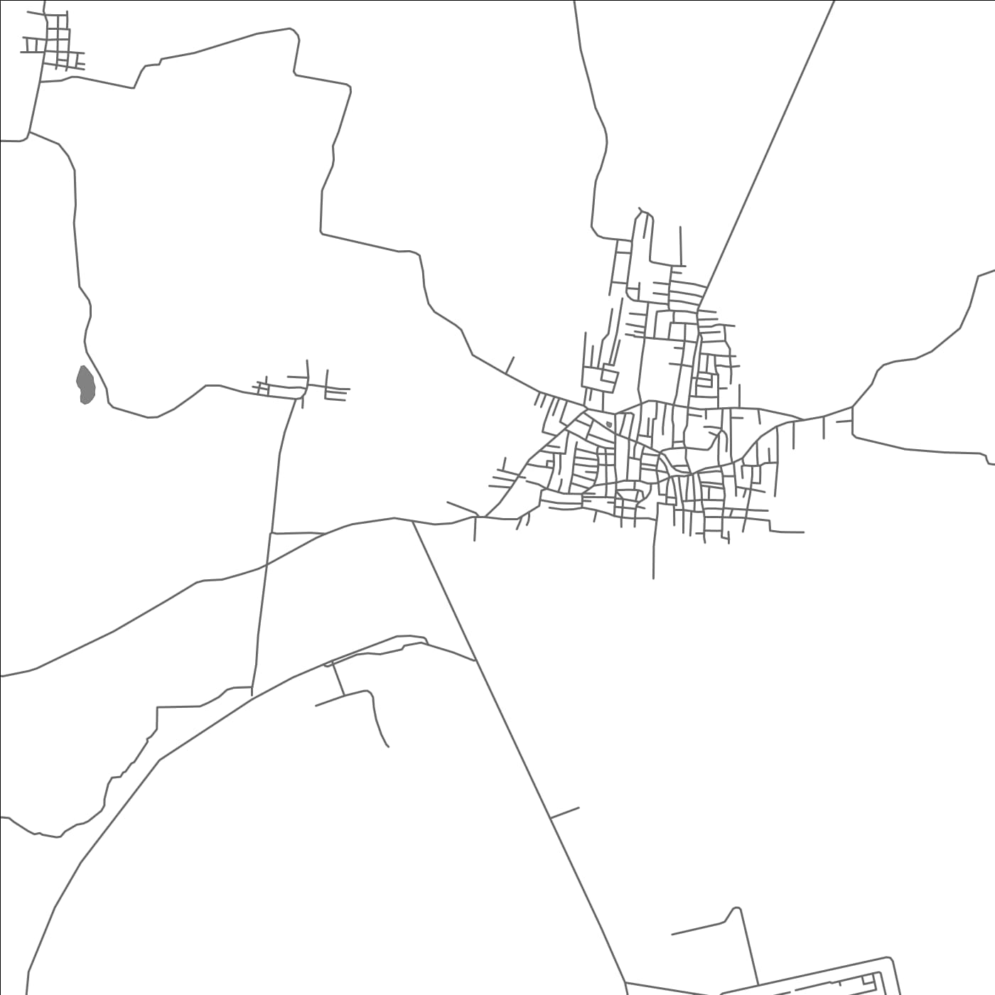 ROAD MAP OF KUDANGULAM, INDIA BY MAPBAKES