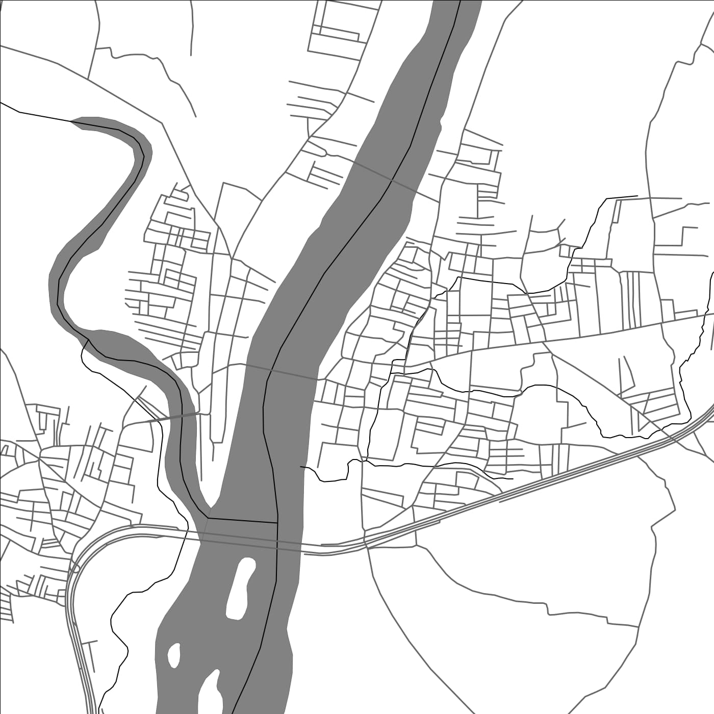 ROAD MAP OF KUMARAPALAIYAM, INDIA BY MAPBAKES