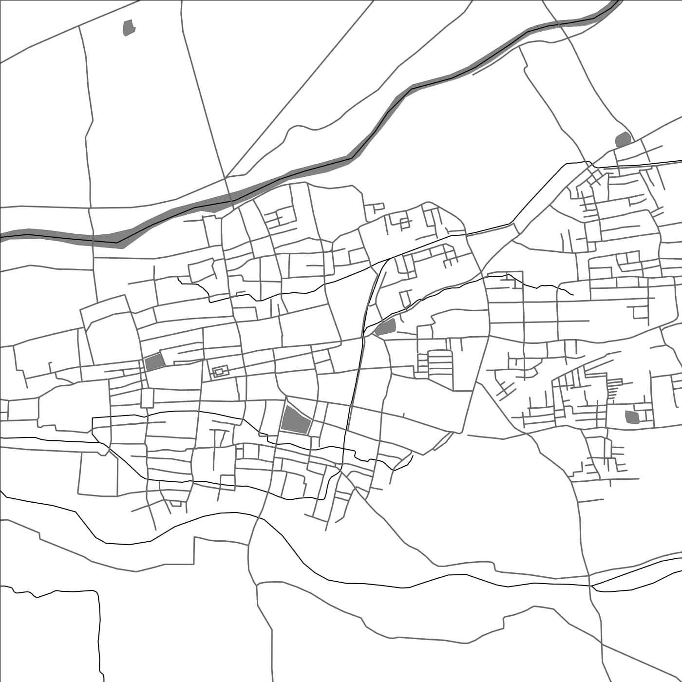 ROAD MAP OF KUMBAKONAM, INDIA BY MAPBAKES