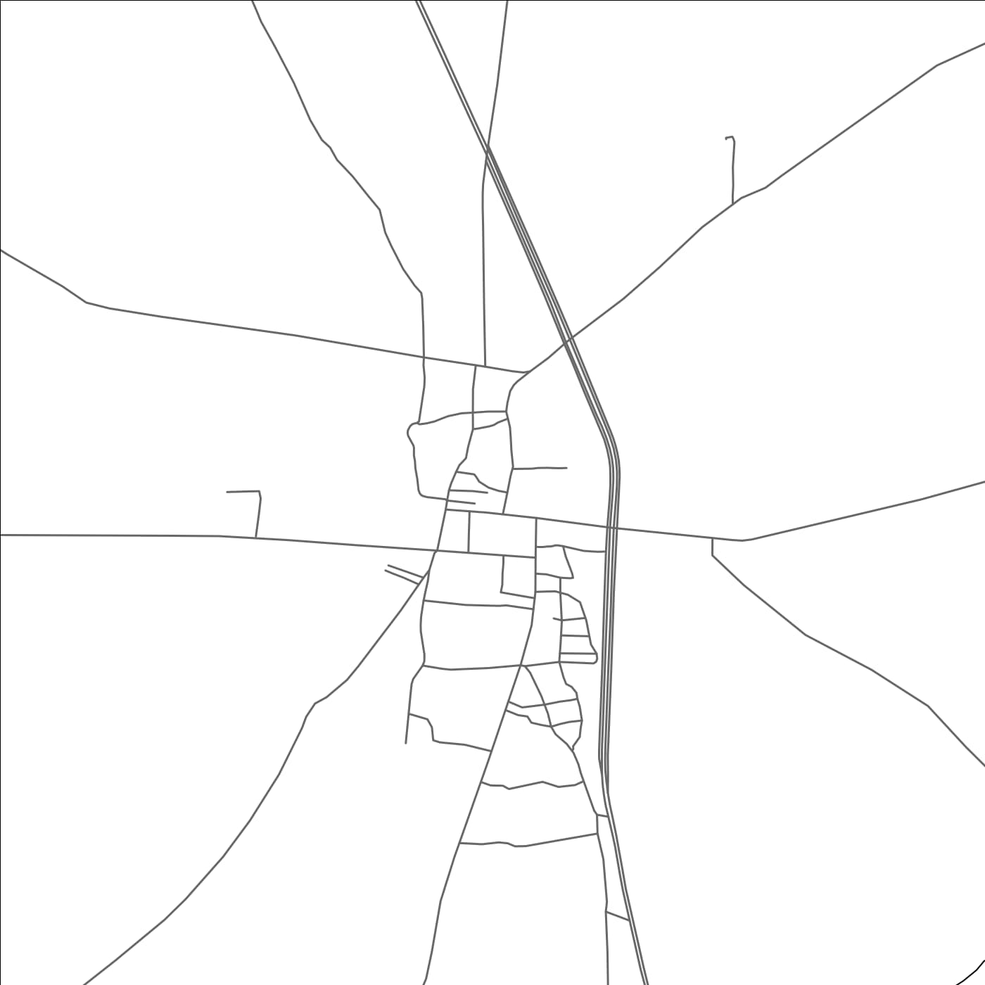 ROAD MAP OF KUSHTAGI, INDIA BY MAPBAKES