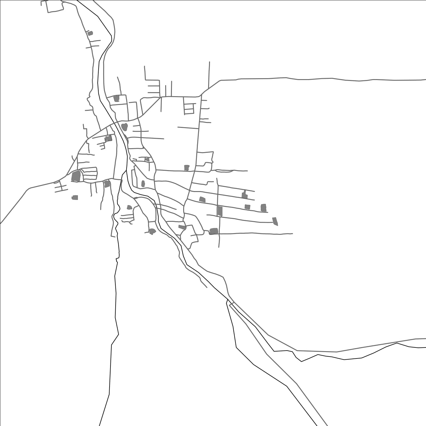 ROAD MAP OF KUTTANALLUR, INDIA BY MAPBAKES