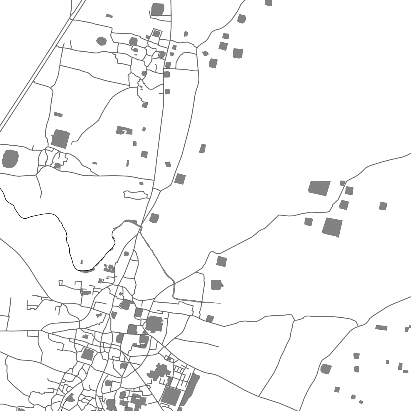 ROAD MAP OF LAHERIYA GANJ, INDIA BY MAPBAKES