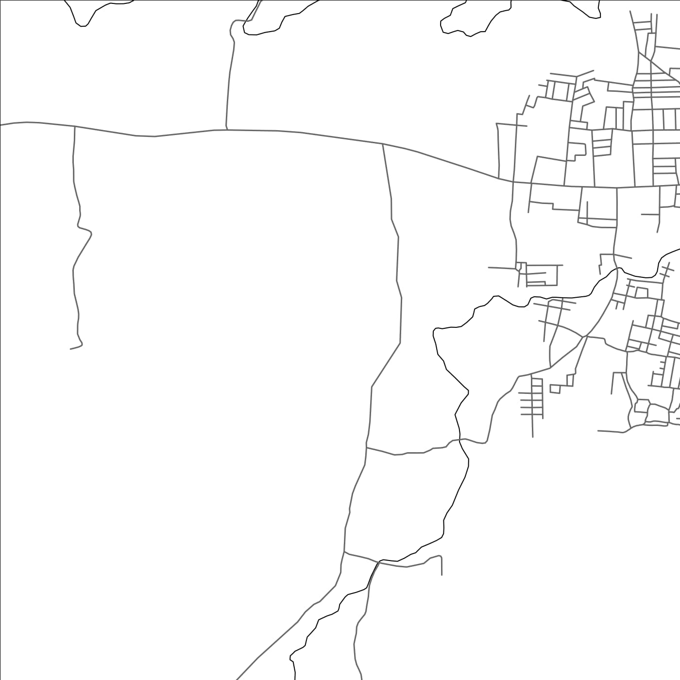 ROAD MAP OF LAKKAMPATTI, INDIA BY MAPBAKES