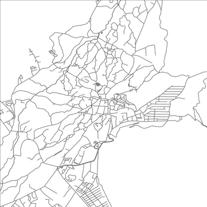 ROAD MAP OF LEH, INDIA BY MAPBAKES