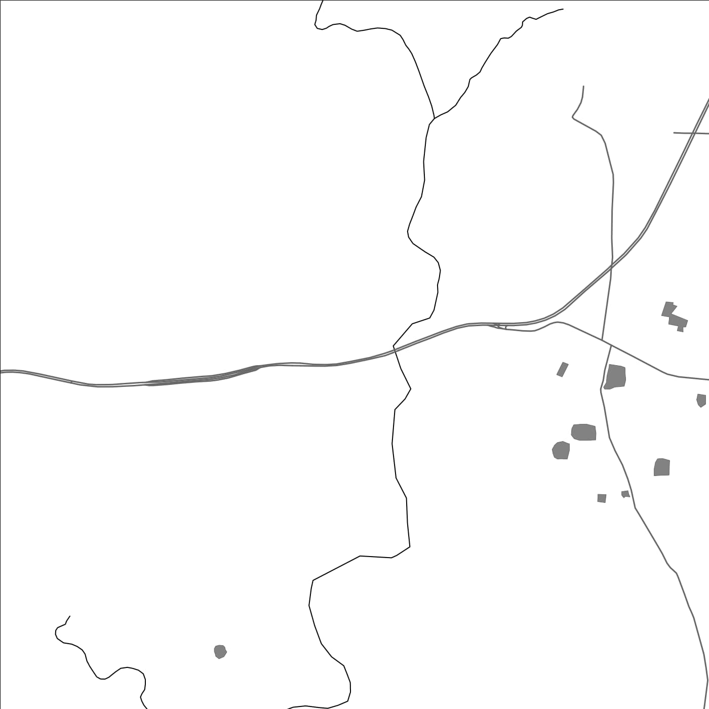 ROAD MAP OF LOHNA, INDIA BY MAPBAKES