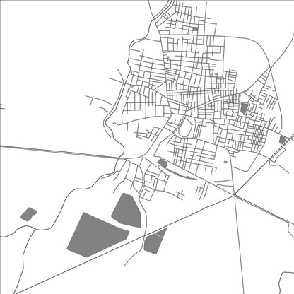 ROAD MAP OF LOYAADA, INDIA BY MAPBAKES