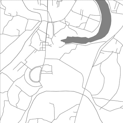 ROAD MAP OF LUATHAHA, INDIA BY MAPBAKES