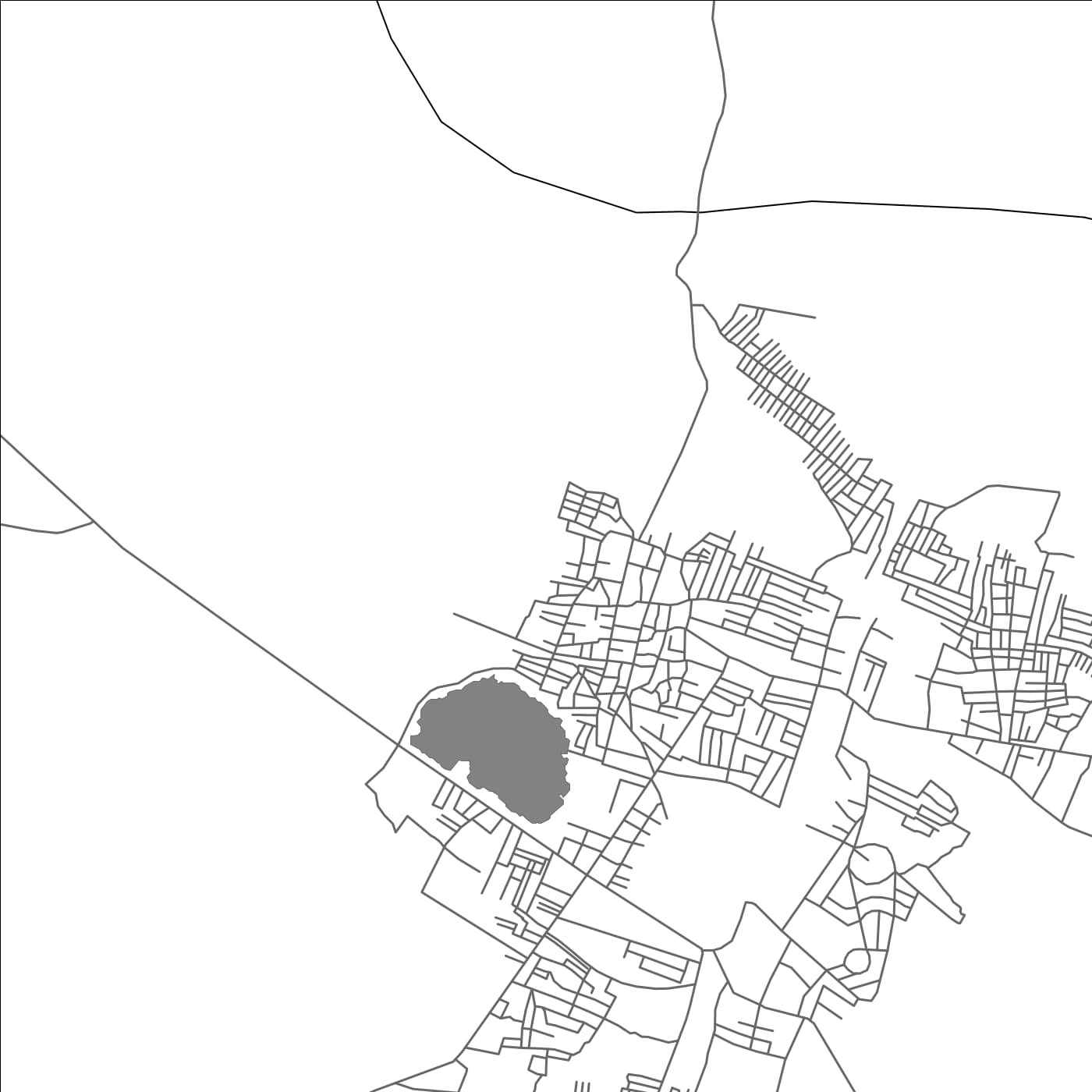 ROAD MAP OF MACHERLA, INDIA BY MAPBAKES