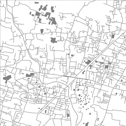 ROAD MAP OF MADHYAMGRAM, INDIA BY MAPBAKES