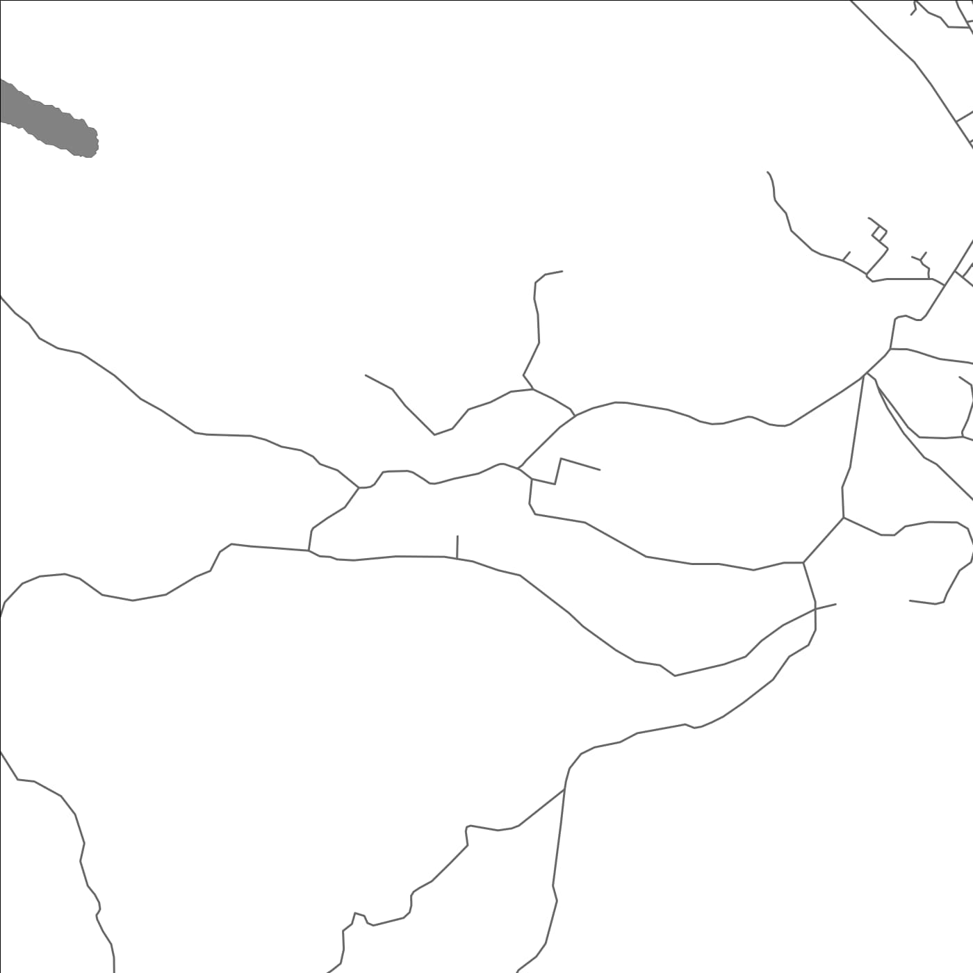 ROAD MAP OF MAHEM, INDIA BY MAPBAKES