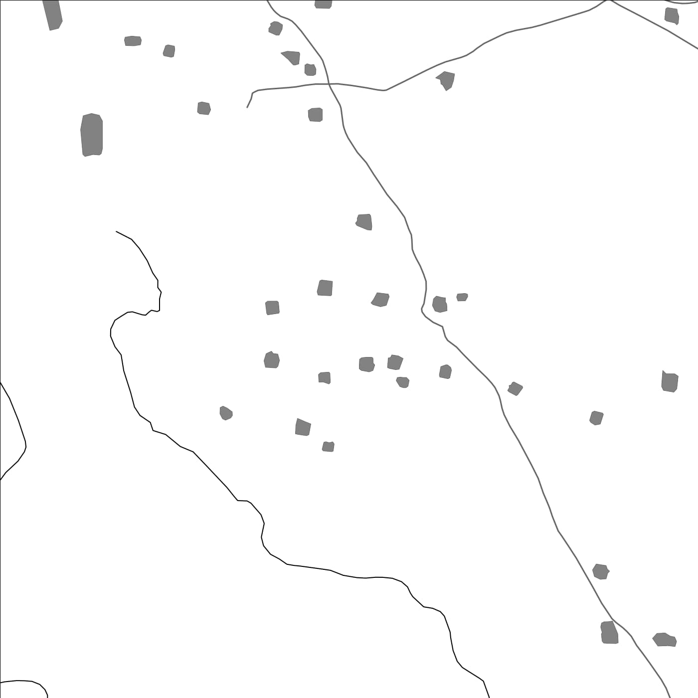 ROAD MAP OF MAHINAWAN, INDIA BY MAPBAKES