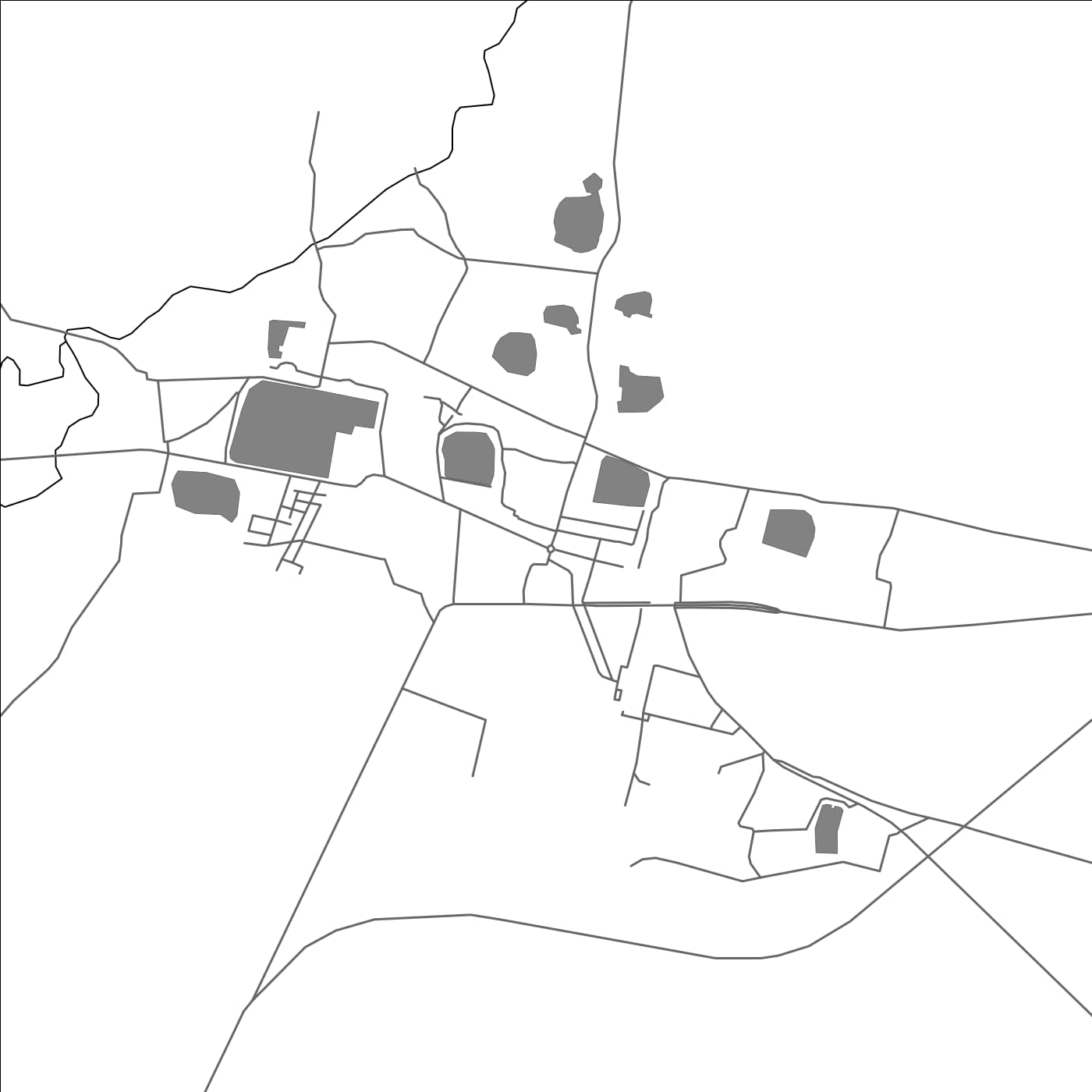 ROAD MAP OF MAIHAR, INDIA BY MAPBAKES