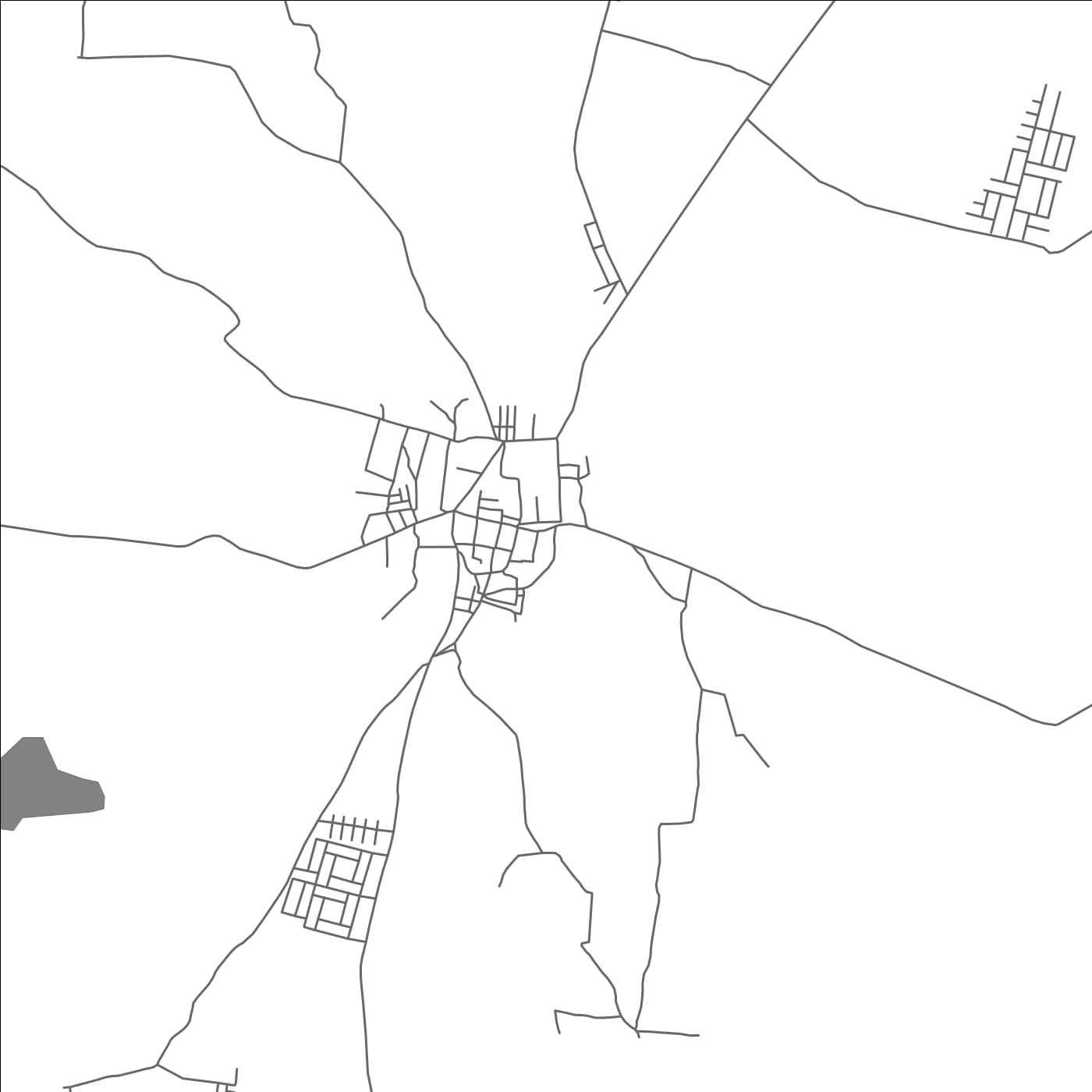 ROAD MAP OF MAISARAM, INDIA BY MAPBAKES