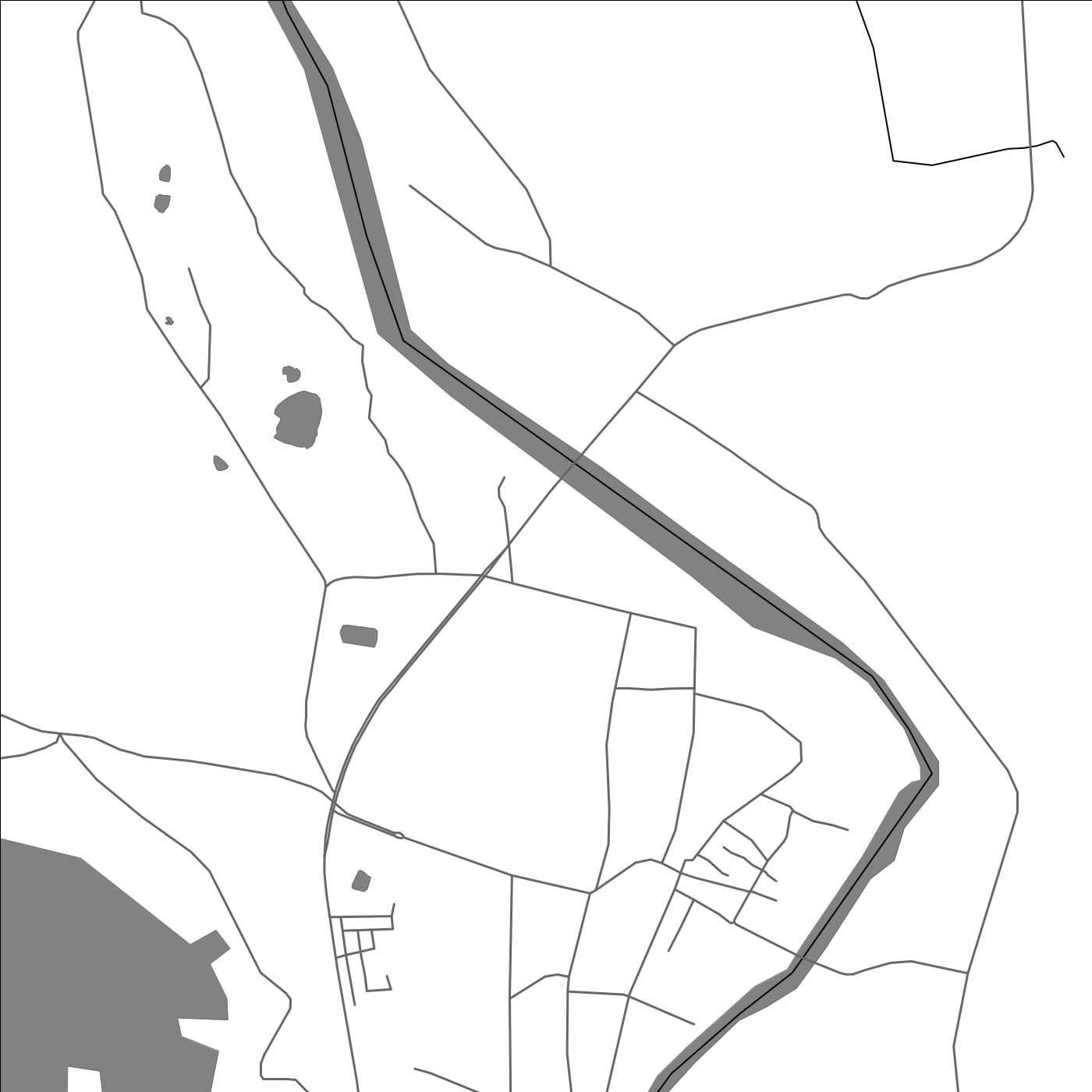 ROAD MAP OF MALDAH, INDIA BY MAPBAKES