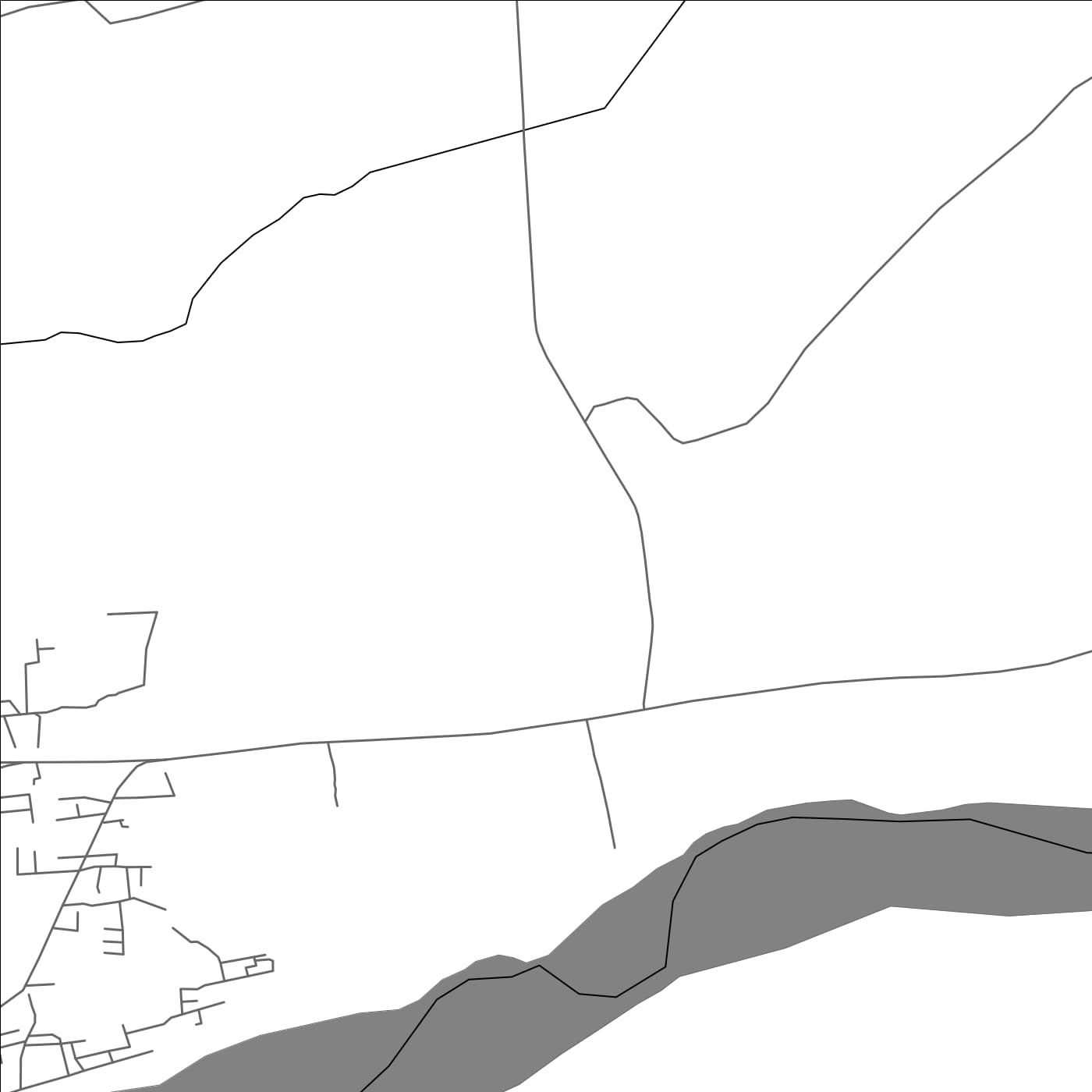 ROAD MAP OF MAMUN, INDIA BY MAPBAKES