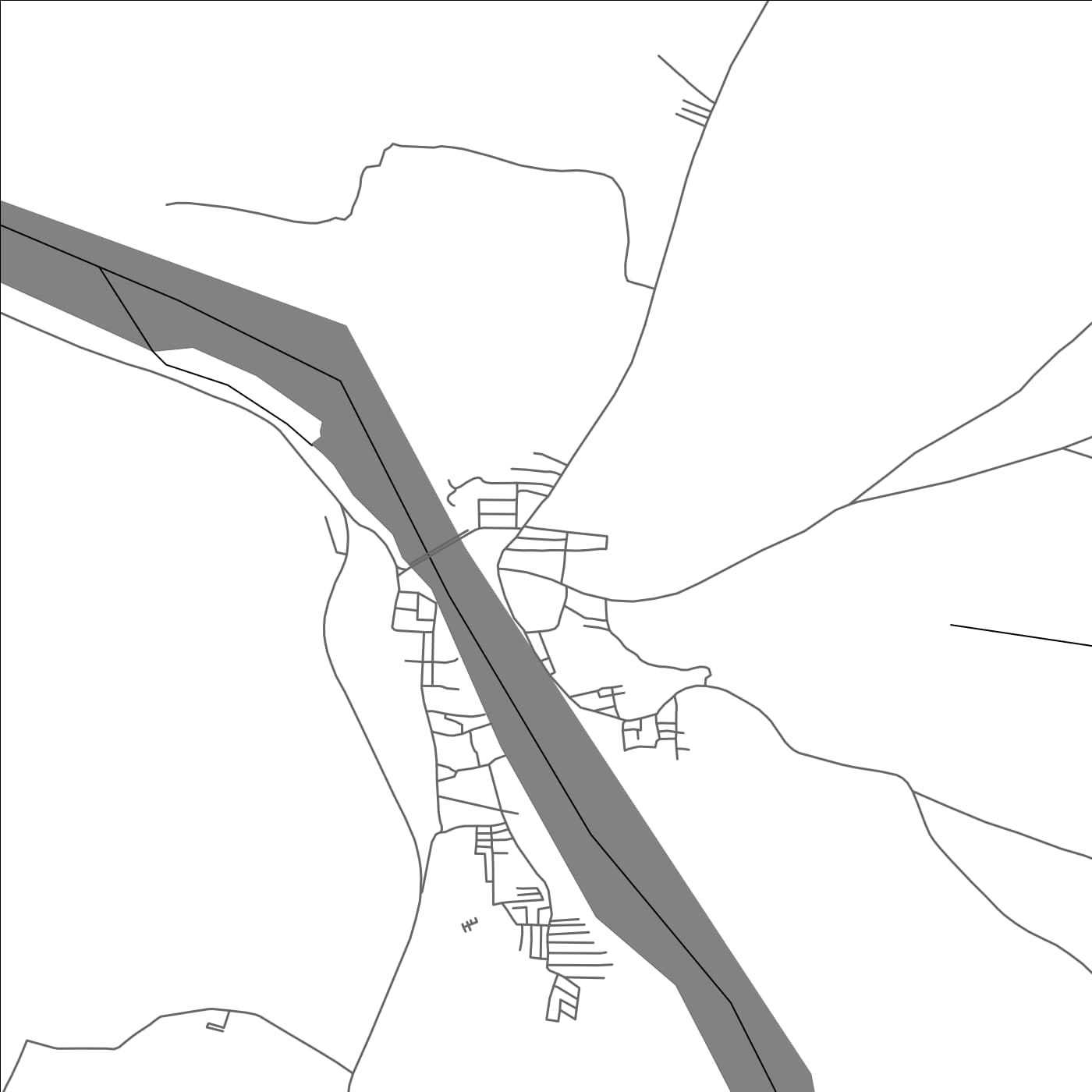 ROAD MAP OF MANAMADURAI, INDIA BY MAPBAKES