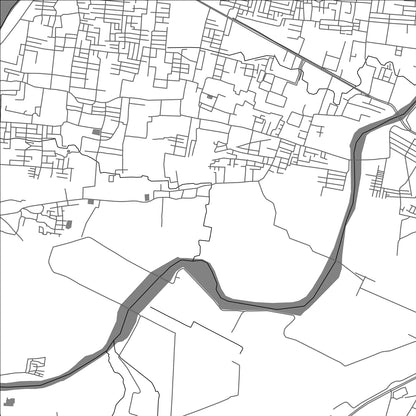 ROAD MAP OF MANAPPAKKAM, INDIA BY MAPBAKES