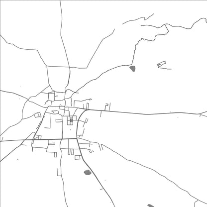 ROAD MAP OF MANASA, INDIA BY MAPBAKES