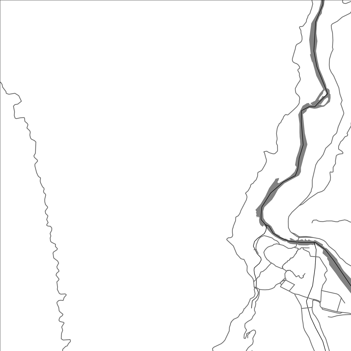 ROAD MAP OF MANDI, INDIA BY MAPBAKES