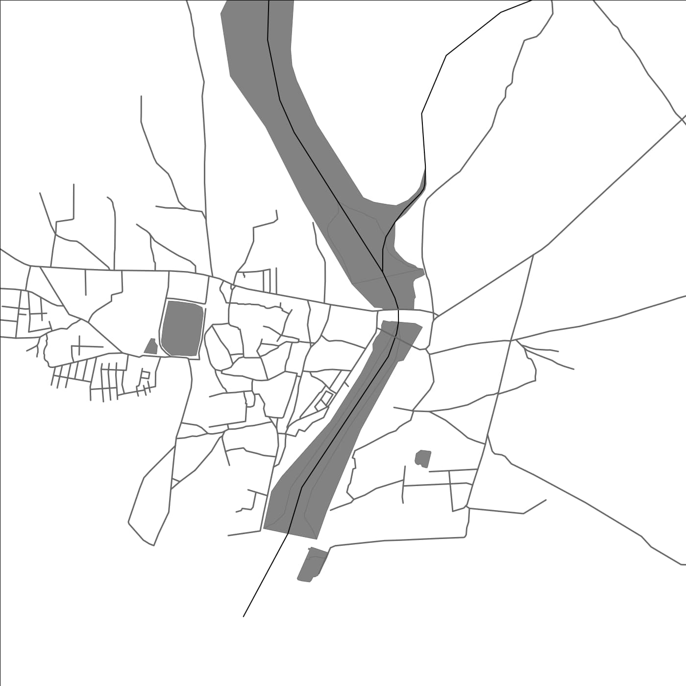 ROAD MAP OF MANDVI, INDIA BY MAPBAKES