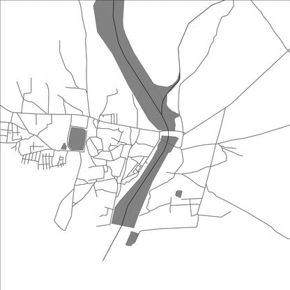 ROAD MAP OF MANDVI, INDIA BY MAPBAKES