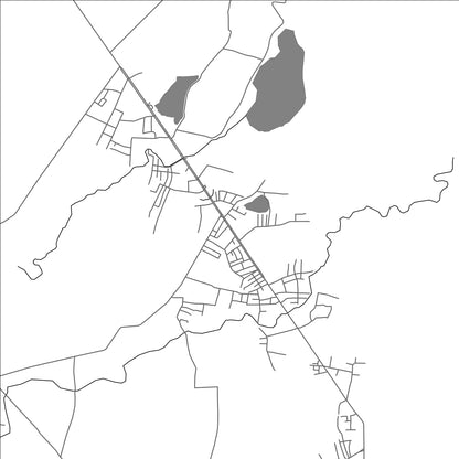 ROAD MAP OF MANGUR, INDIA BY MAPBAKES