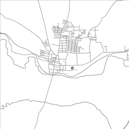 ROAD MAP OF MANNACHCHANELLUR, INDIA BY MAPBAKES