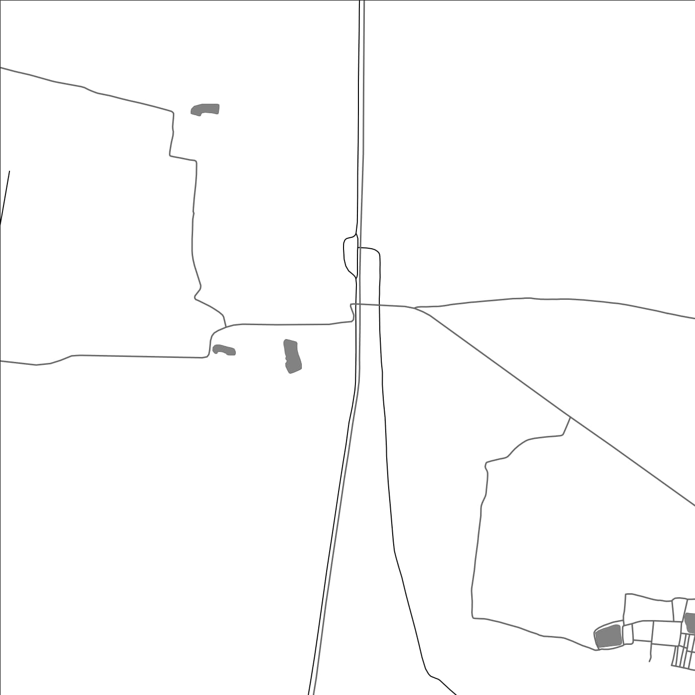 ROAD MAP OF MARUTERU, INDIA BY MAPBAKES