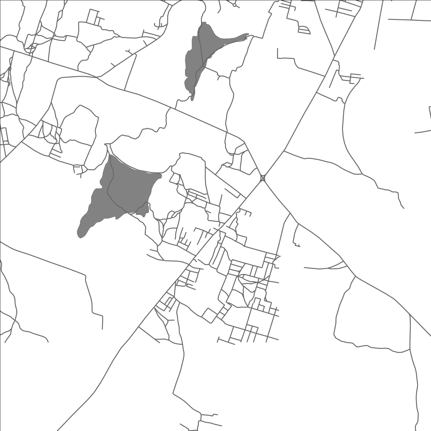 ROAD MAP OF MATTIGIRI, INDIA BY MAPBAKES