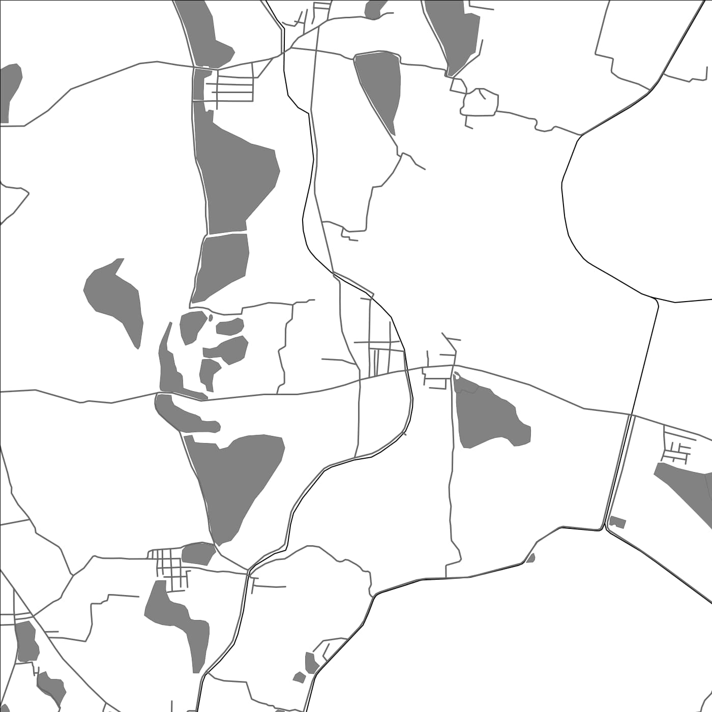 ROAD MAP OF MAYILADI, INDIA BY MAPBAKES