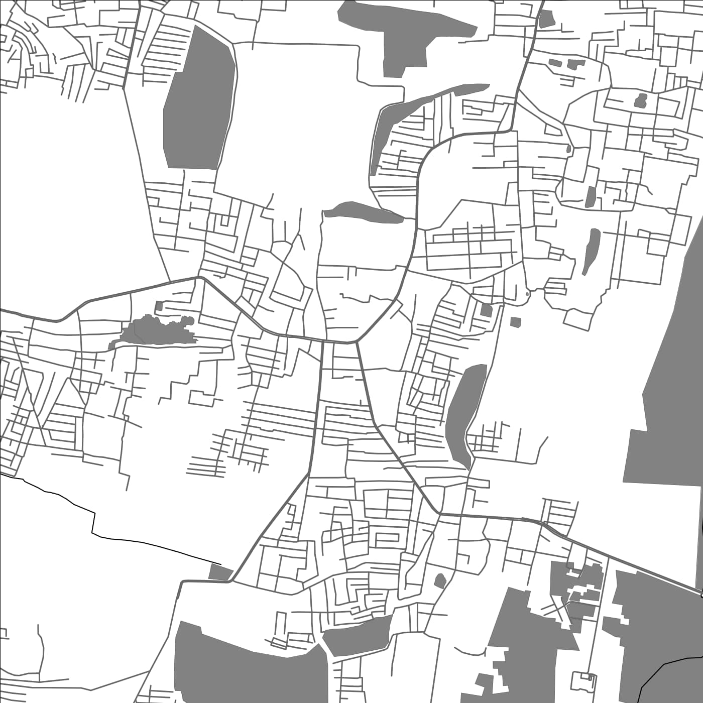 ROAD MAP OF MEDDAPPAKKAM, INDIA BY MAPBAKES